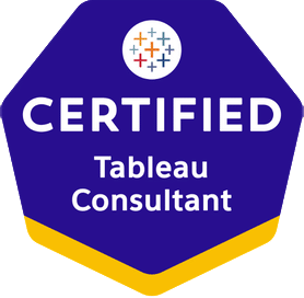 Certified Tableau consultant logo