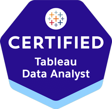 Certified Tableau Data Analyst logo